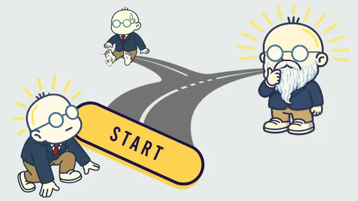 中小企業診断士合格を新たなスタートラインとし、行政書士への挑戦や事業拡大を見据える未来への展望イメージ